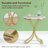 Versatile Design Sofa Side Table,Chic Round End Table,Narrow Coffee Table