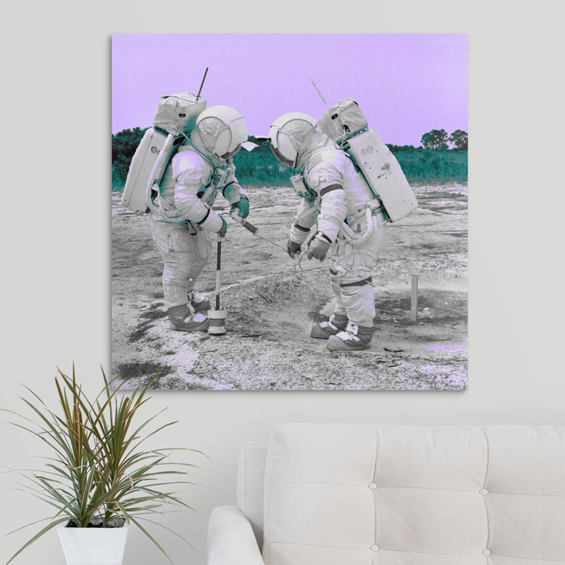 Novogratz’spaces iv', reproduction d’art encadrée, H 30 po x l 30 po x P 1,25 po, Toile tendue