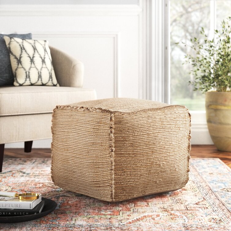 Eliora Leather Ottoman