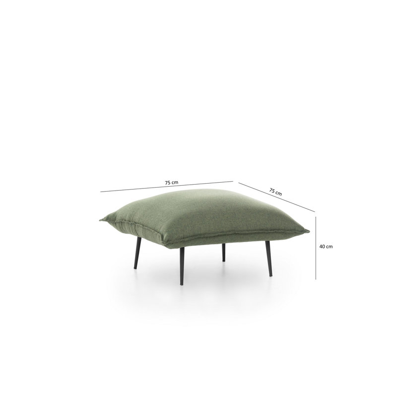 Abbottsford Metal Accent Stool, Green