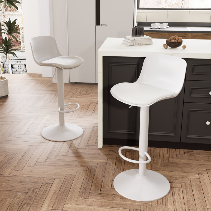 Tabouret de bar Charlotterose, Blanc