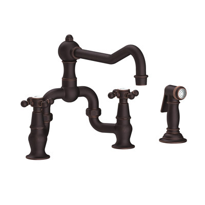 Chesterfield Bridge Faucet with Side Spray