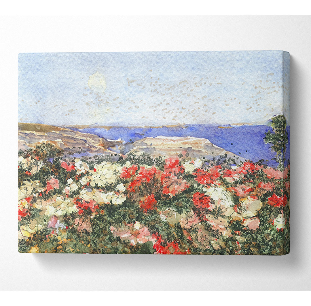 Hassam Mohnblumen auf den Isles Of Shoals - Kunstdrucke auf Leinwand