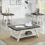 Table basse rectangulaire avec plateau et plateau en bois manufacturé-2072535995