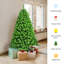 Arbre de Noël vert floqué / givré-1646549512