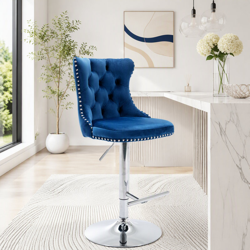 Counter Stool, Blue