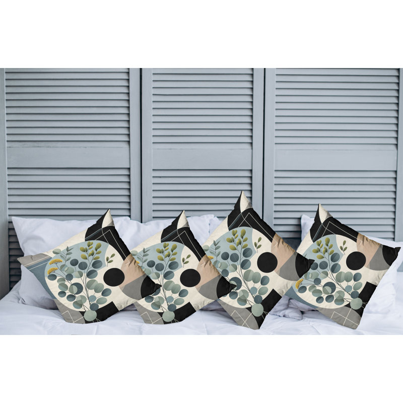 Fabric Reversible Throw Pillow, 20"H x 20"W