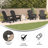Ayleah Commercial All-Weather Adirondack Chairs with Cupholders-277921740