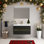 Meuble-lavabo mural 42 po avec lavabo, armoire de rangement flottante avec comptoir en résine de pierre et tiroirs à fermeture en douceur entièrement assemblés