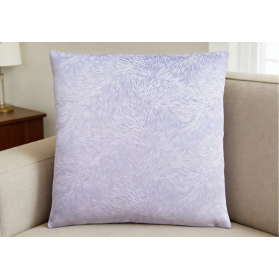 Modern-Style Purple Square Pillow With Hypoallergenic Polyester Inner Core, Perfect For Sofas And Bedrooms, Creating A Gentle And Cozy Atmosphere.
