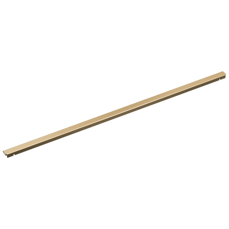 36" Linear Shower Drain Wall Edge, Champagne Bronze