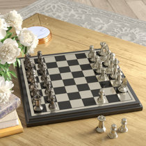 Artisan Crafted Crocodile Wood Chess Set - Mind Games