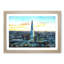 The Shard London England Skyline - Picture Frame Painting Print-56712687-56712685