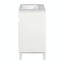 Armoire de rangement de salle de bain moderne Deldrick avec 2 portes à fermeture douce et 2 tiroirs-584280334