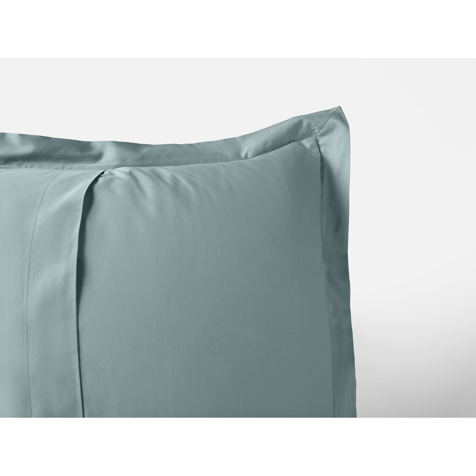 Refined Organic Classic Organic Percale Sham, Pacific Blue, King