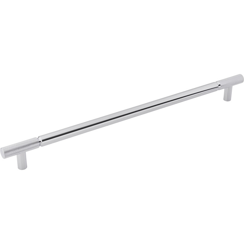 Prestwick Bar Appliance Pull, Polished Chrome, 18" Center To Center
