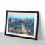 Skyline of Paris in France in Abstract - Picture Frame Graphic Art Print-55739843-55739842