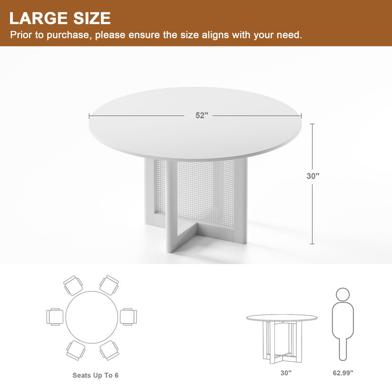 Round Dining Table, 3