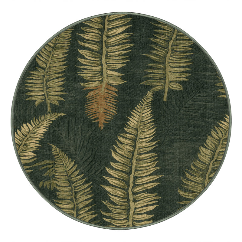  Tapis hawaïen lavable, Rond 6 pi