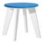 Table de bout d'extérieur ronde 18 po, blanc-261274001