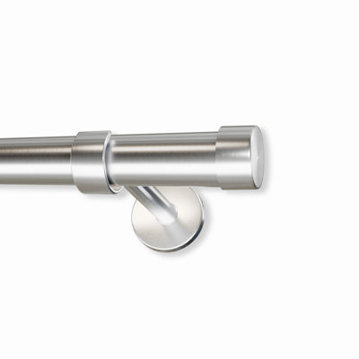Cambria Designer Series Premium 1-1/8 in Larger Dia. Non-Adjustable Curtain Rod and Designer Brackets