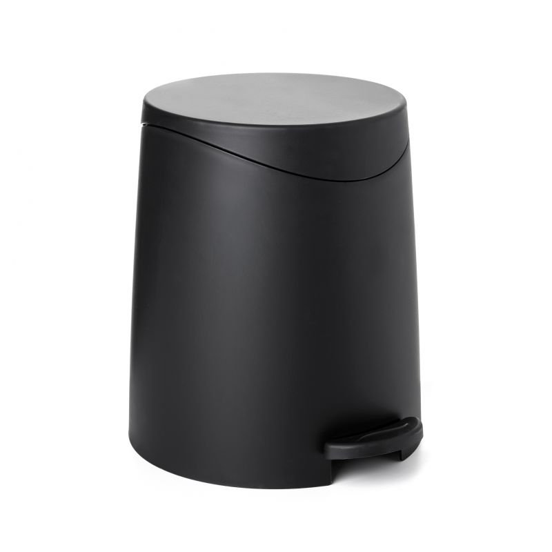 Mini poubelle à pédale Superio, 3 L, Noir