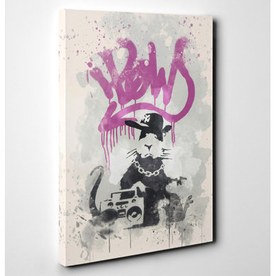 Banksy - Wrapped Canvas Painting