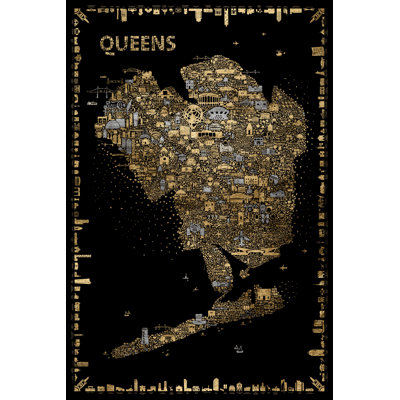 Glam New York Collection-Queens by Rafael Esquer - Graphic Art