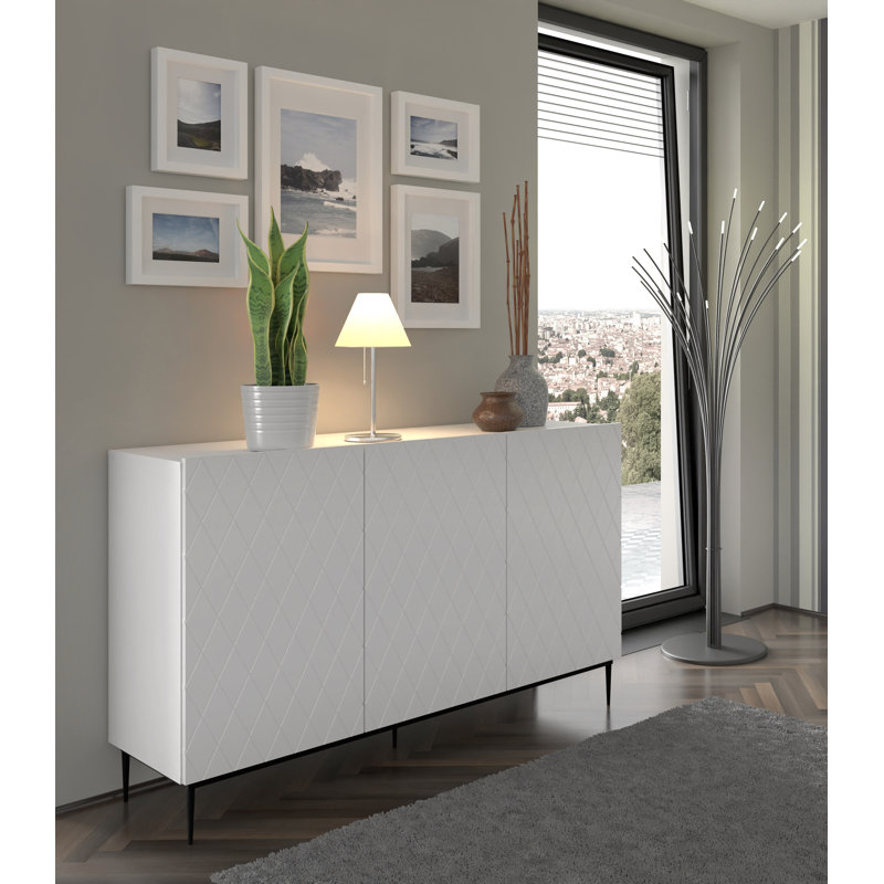 Janea 145 Cm Wide Sideboard, White