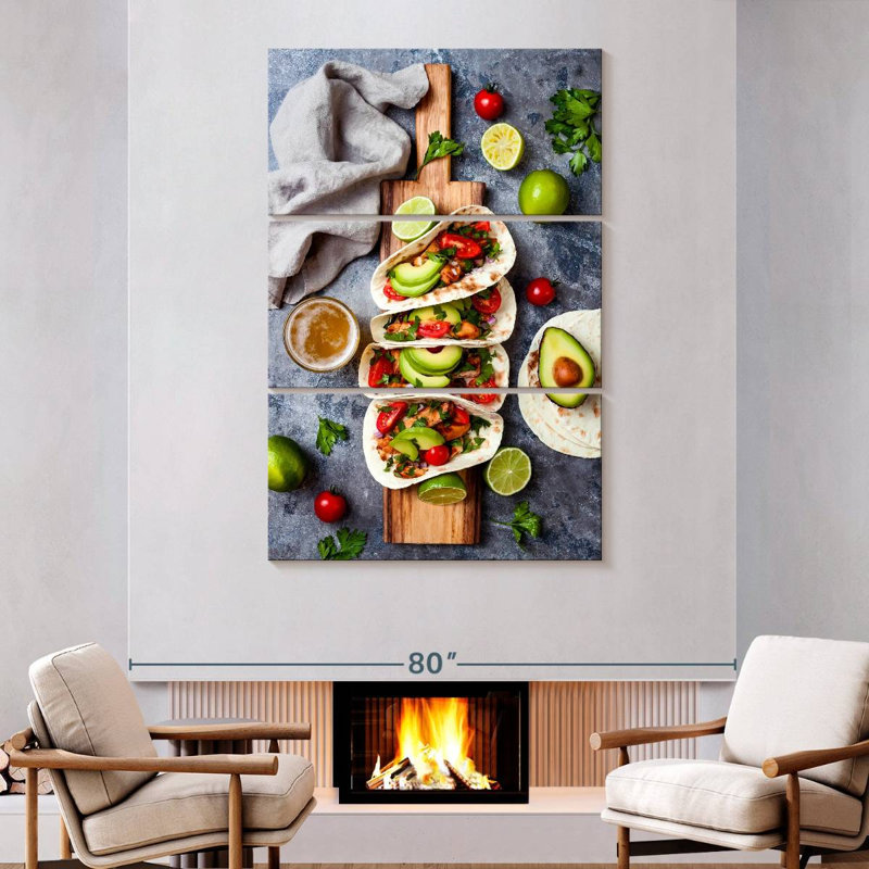 Yarlin Taco, 74" H x 48" W