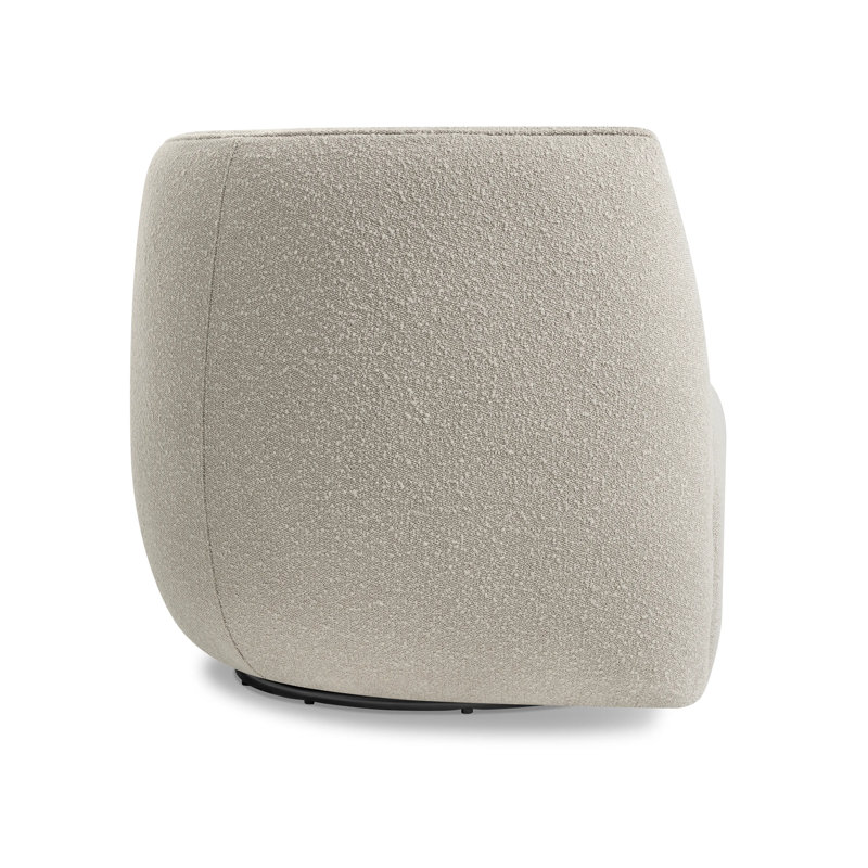 Council Upholstered Swivel Chair, Kelso Sand 100% Polyester