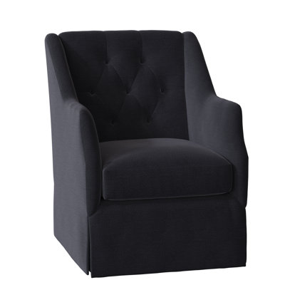 Fauteuil capitonné l 27,5 po Claudette