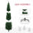 8' Artificial Pencil Christmas Trees-1728505489