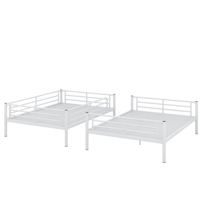 Akife Kids Full Over Full Bunk Bed, White