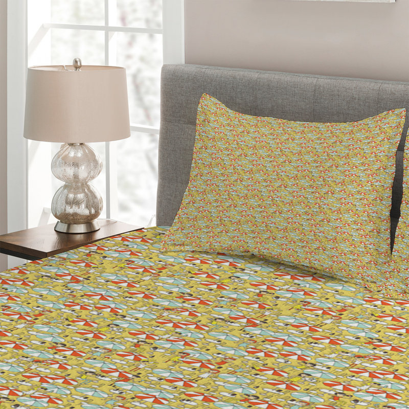 Farmhouse / Country Polyester Coverlet