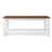 3-Piece Coffee and End Table Set with Angled Legs in White-2066043548