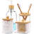 Bamboo Bathroom Accessories Set 4 Pcs