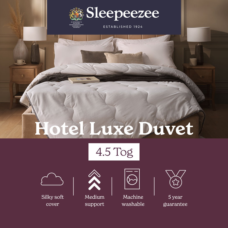 Sleepeezee Hotel Luxe 4.5 Tog Duvet, King