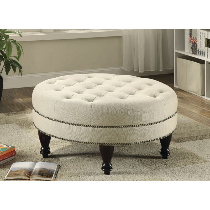 Sylvania Faux Leather Ottoman