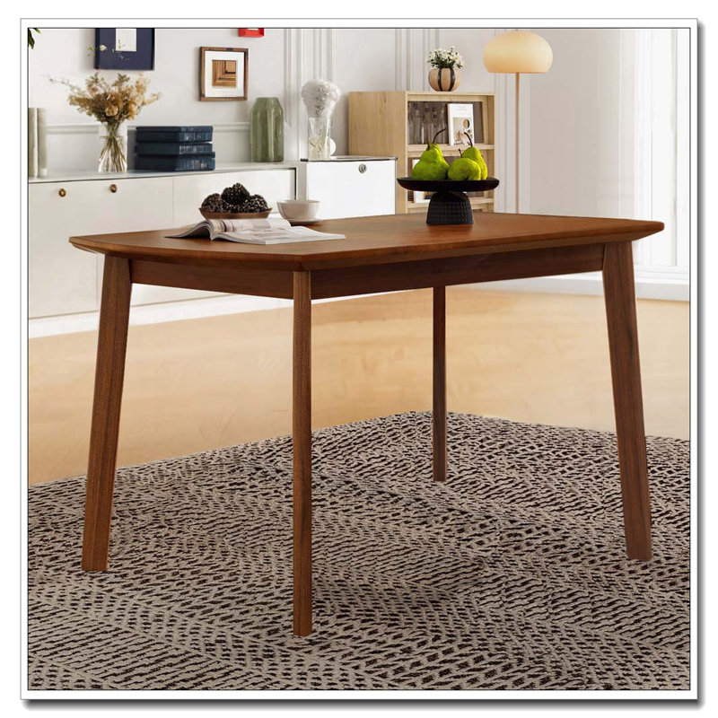 Table de salle à manger, coin-repas peu encombrant pour la maison, la cuisine, l’appartement, les pieds en bois d’hévéa