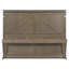 Grand lit escamotable mural avec armoire pliable, tiroirs de rangement, miroir central et bureau de coiffeuse, gris vieilli-1663967246