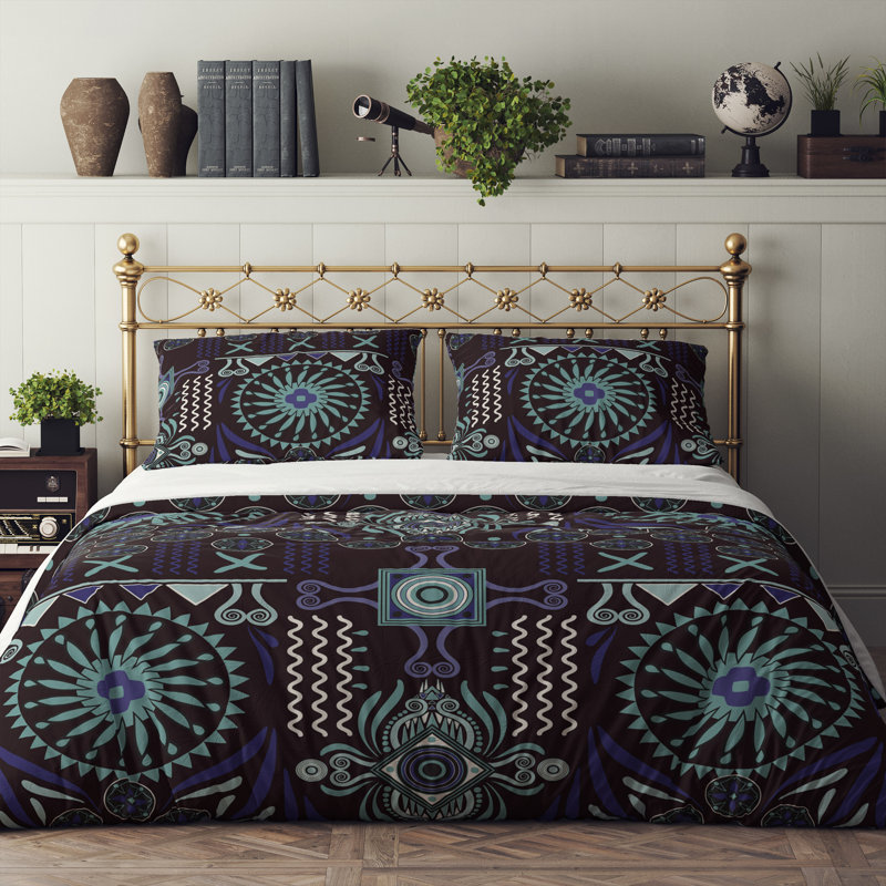 Abstract Duvet Cover, King Duvet Cover + 2 King Shams