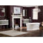 Worcester 70-3/4" x 30-3/4" Freestanding Soaking Bathtub in Volcanic Limestone with Overflow Hole