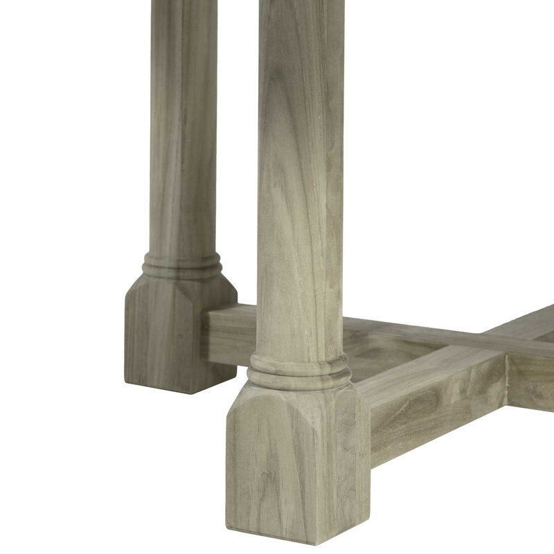 Lakeshore Outdoor Dining Table, Oyster Teak