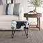 48.3cm Wide Rectangle Animal Print Footstool Ottoman