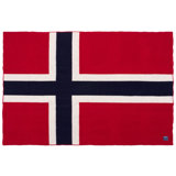 Norwegian Flag Wool Throw