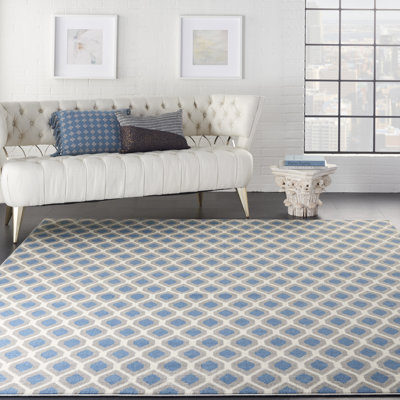 Tapis bleu Bo