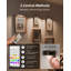 Ensemble de 6 lumières DEL murales sans fil avec télécommande-106496278