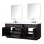 Ensemble de meuble-lavabo double 80 "avec miroir-82319140-112731031