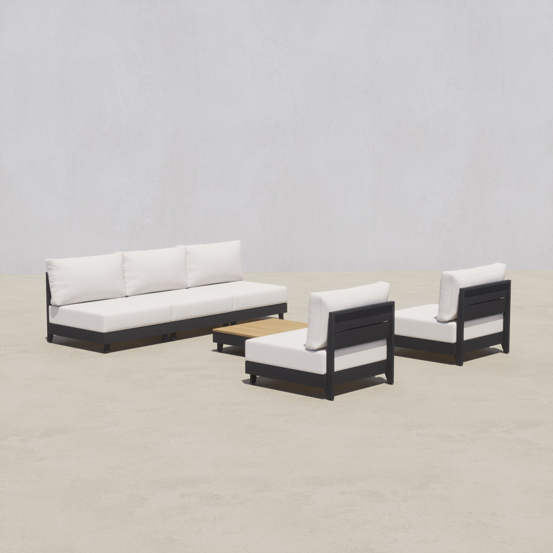 Ensemble de conversation multi-chaises 6 pièces Dez